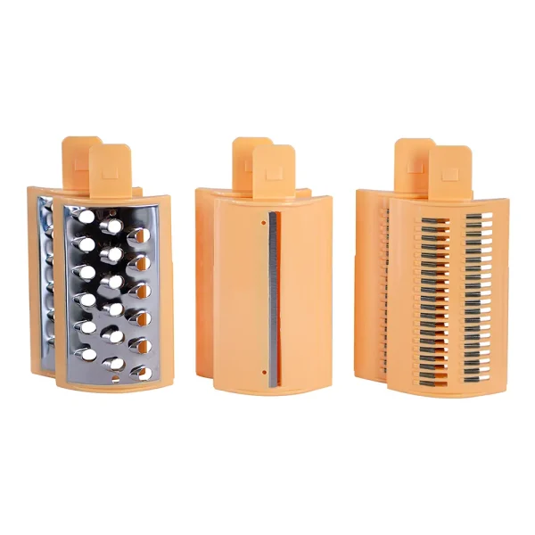Feelive Vegetable Cutter with 1.8L capacity, 3 interchangeable blade attachments, dust cover, and easy-clean design – ideal for quick food prep.