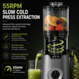55RPM Slow Cold Press Extraction
